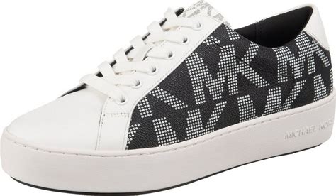 michael kors sneaker poppy lace up wit goud|Michael Kors poppy shoes.